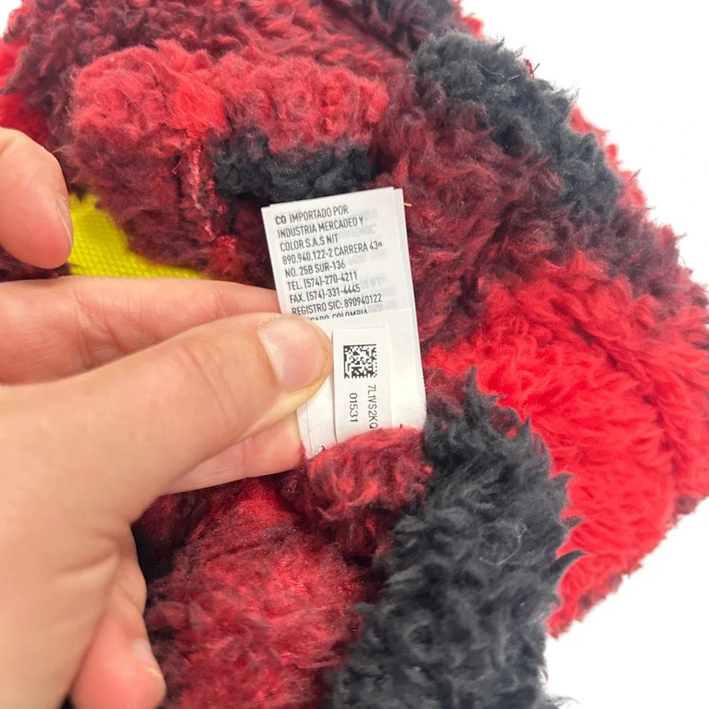 American Eagle Buffalo Plaid‎ Plush Throw Blanket Red Black 50x60 NWT Cozy